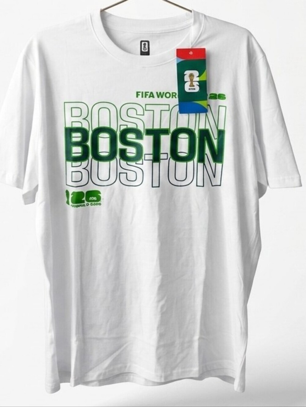 FIFA World Cup 2026™ Boston White T-Shirt - Unisex